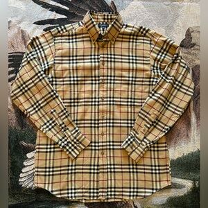 Men’s Burberry Button-Up Shirt
